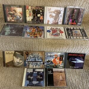 14 CD Lot Korn Tool Nelly Nas Boyz II Men Baha Men 90s 2000s Rock R&B Collection